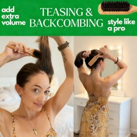 Eco-Friendly  Beechwood End Point Tail Beard , Natural Wooden Texture Color Pomade for Man