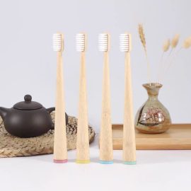 Eco-Friendly Bamboo Toothbrush – Soft Bristle Natural Oral Care Tool for Sustainable Dental Hygiene