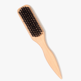 Boar Bristle Beard Brush–Soft Bristles Wood Handle for Facial Hair