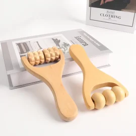 Handheld Wooden Massage Roller | Wood Therapy Massager Wholesale
