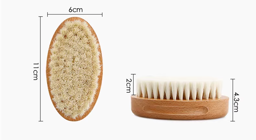 Oval Dry Body Brush 