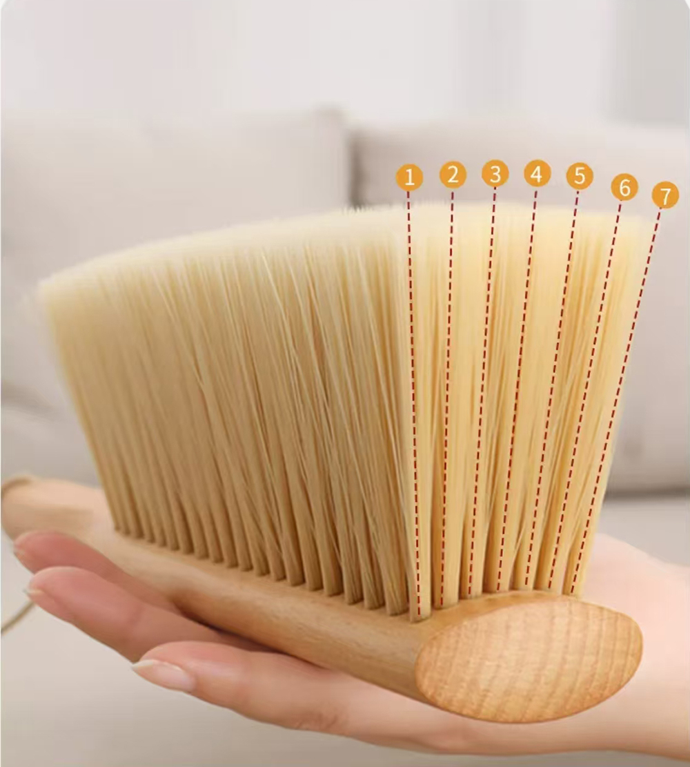 Wood Handle Bed Brush
