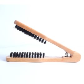 Boar Bristle Foldable Hair Styling Comb for Straighten & Volumizing