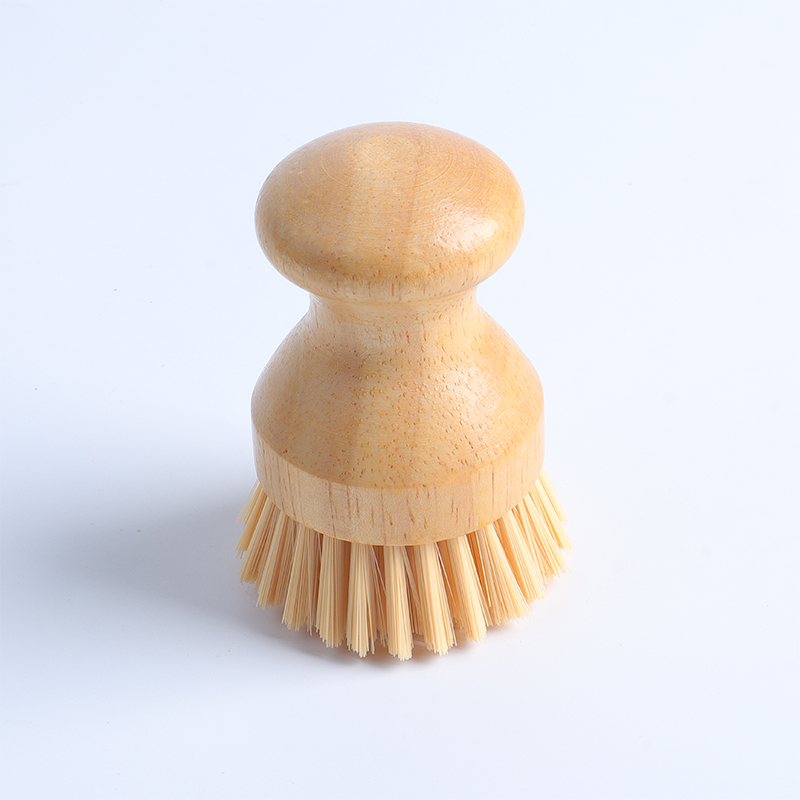 Sustainable Short-Handle Beechwood Dish Brush For Kitchen Tool