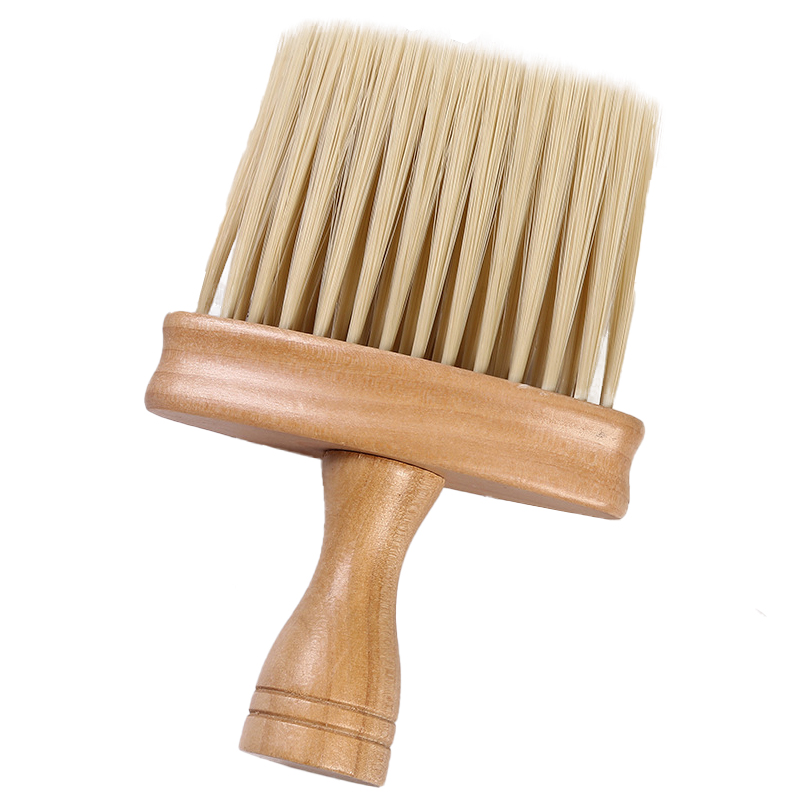 Wooden Soft Hair Dust Brush Clean Tool for Keyboard&Car Interior - 图片 2