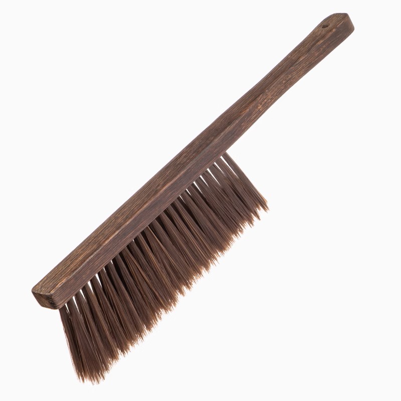 Brown Polish Wenge Wood Bed Dust Cleaning Brush for Cleaning