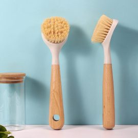 Wooden Kitchen Dish Scrub Cleaning Brush for Dishes Pot & Sinks