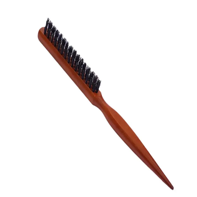 Wooden Boar Bristle Teasing Brush