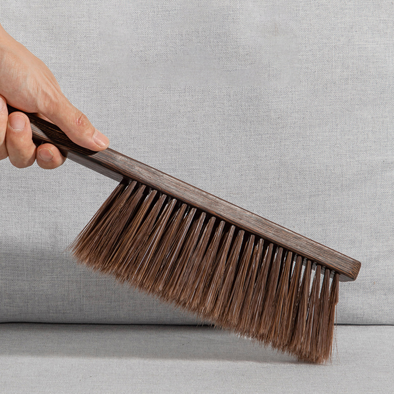 Brown Polish Wenge Wood Bed Dust Cleaning Brush for Cleaning - 图片 2
