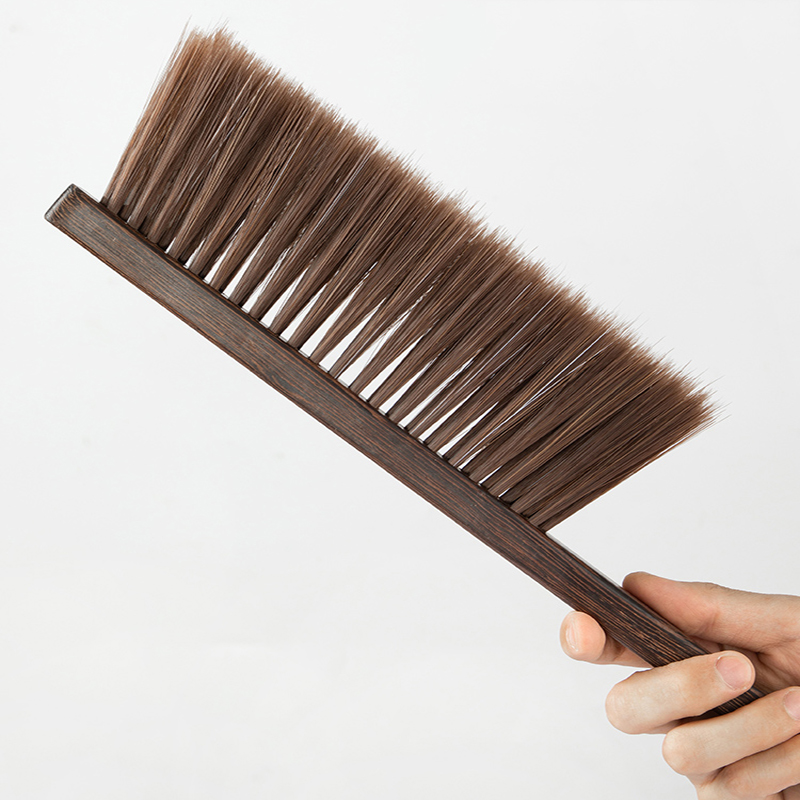 Brown Polish Wenge Wood Bed Dust Cleaning Brush for Cleaning - 图片 3