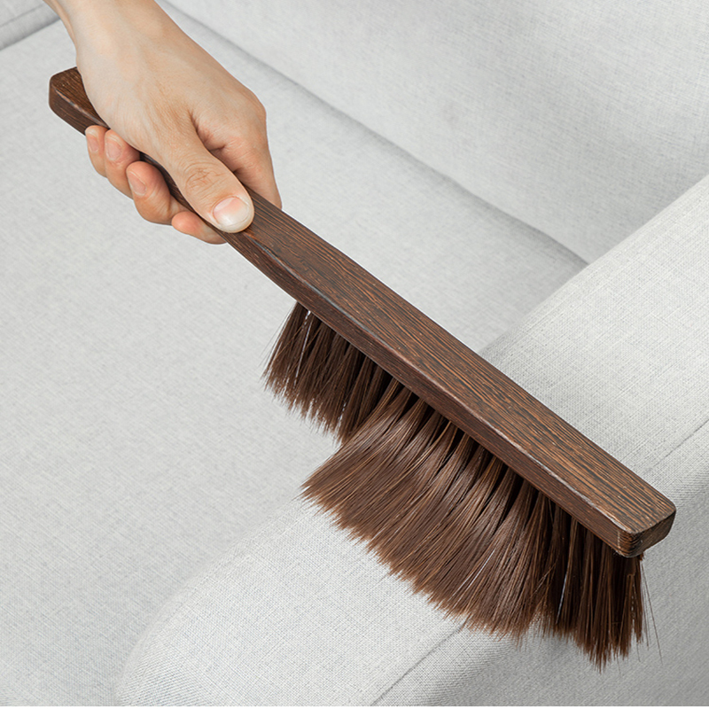 Brown Polish Wenge Wood Bed Dust Cleaning Brush for Cleaning - 图片 4