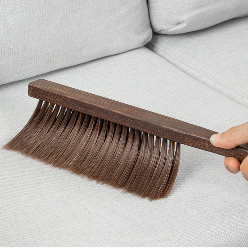 Brown Polish Wenge Wood Bed Dust Cleaning Brush for Cleaning - 图片 5