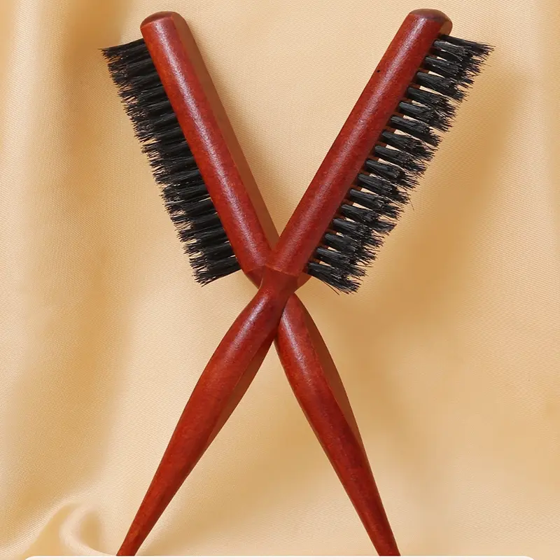 Wooden Boar Bristle Teasing Brush Wholesale|Bulk Orders & OEM Customization Available - 图片 5