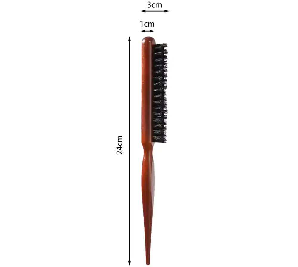 Wooden Boar Bristle Teasing Brush