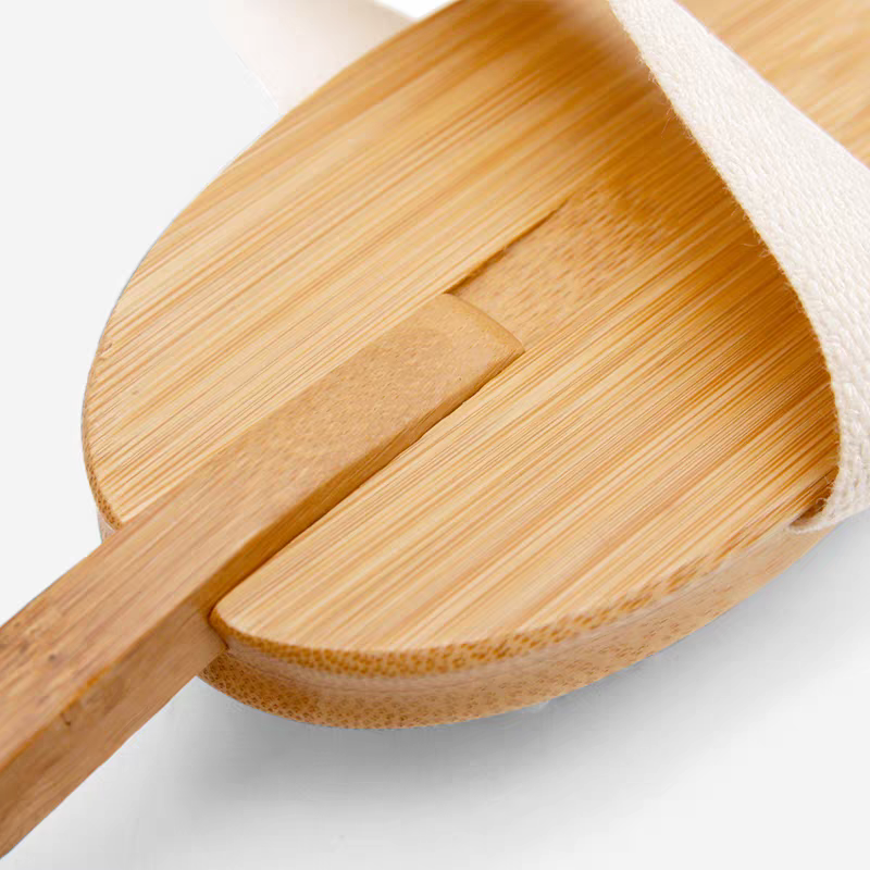 Bamboo Body Massage Brush with Massage Nodes/Detachable - 图片 3