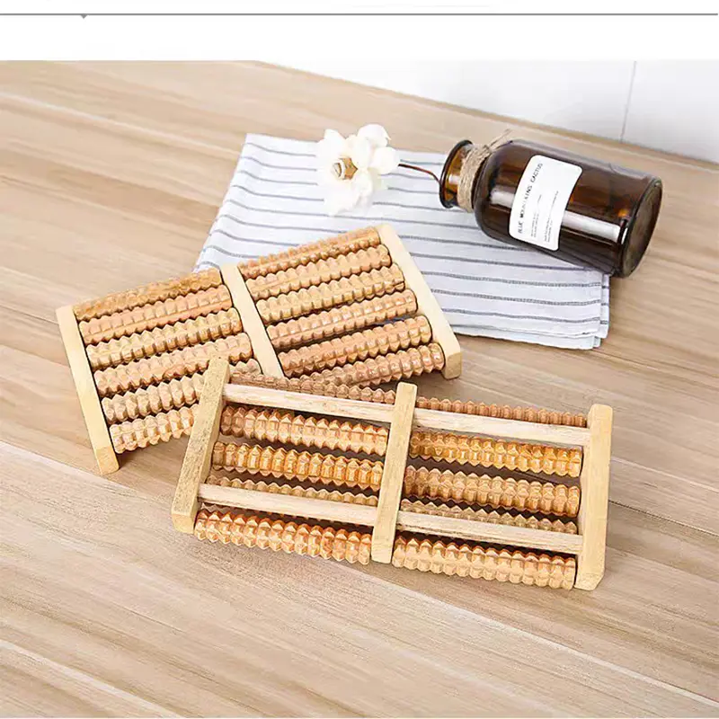 Wooden Foot Massager Roller