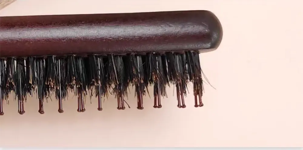 Wooden Teasing Brush--detail