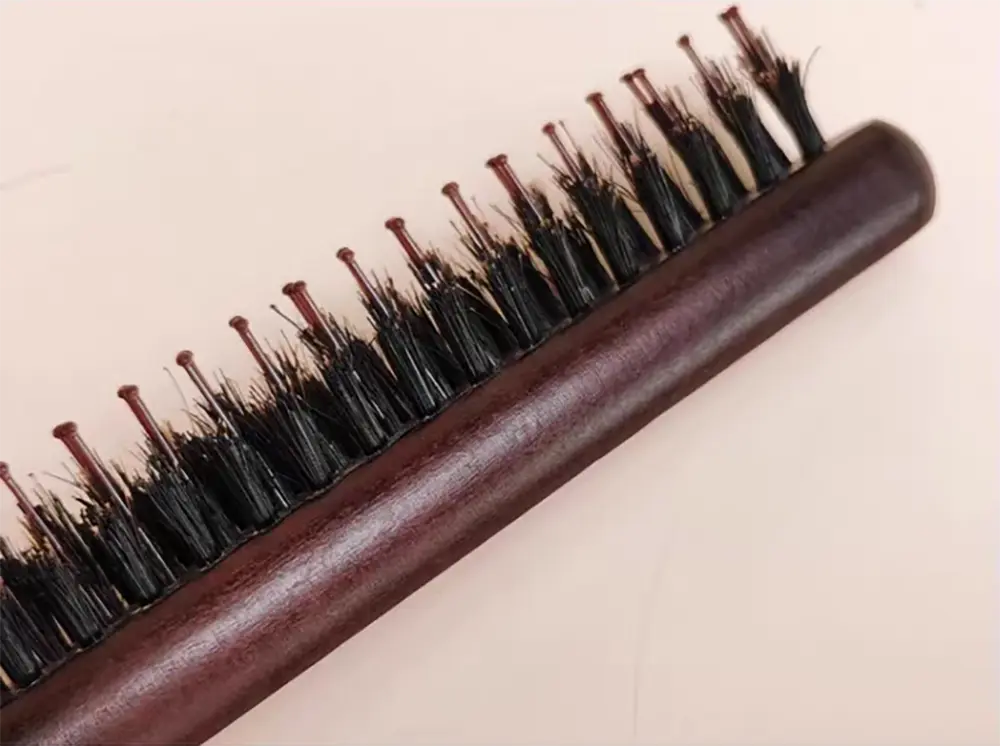 Wooden Teasing Brush--detail